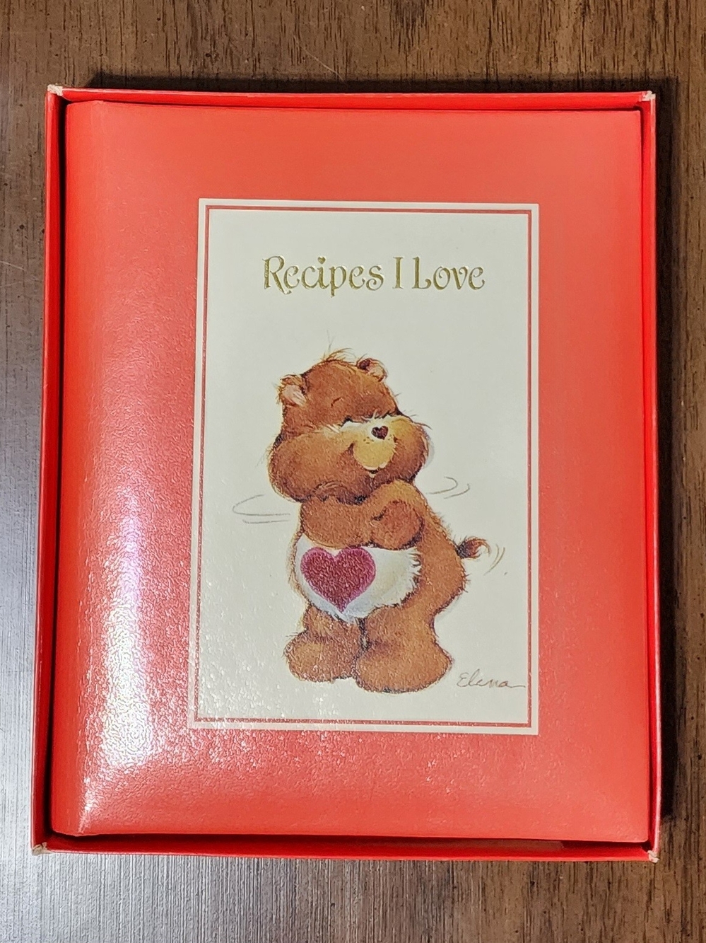 Vintage 1980s Care Bear Recipe Book